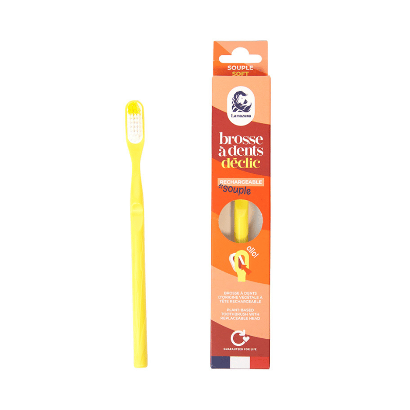 Brosse à dents écologique rechargeable - SOUPLE - Nuoo