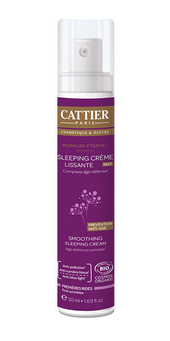 Cattier - Crèmes hydratantes nuit - Sleeping Crème Lissante - Murmure éternel